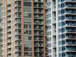 Immeubles en copropriété dans le quartier de Liberty Village à Toronto.