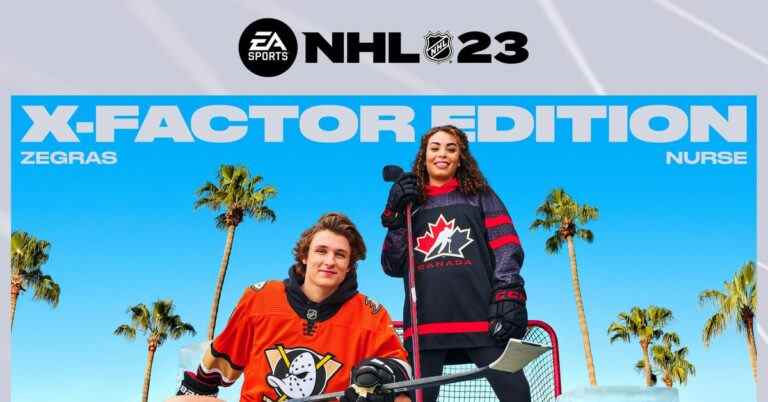 Les stars de la couverture de NHL 23 révélées: Trevor Zegras, Sarah Nurse
