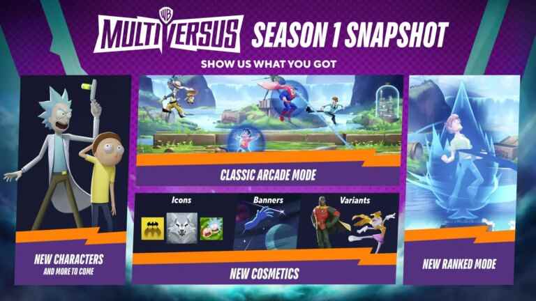 L’instantané de la saison 1 de MultiVersus révèle de nouveaux modes, personnages, cosmétiques et plus encore