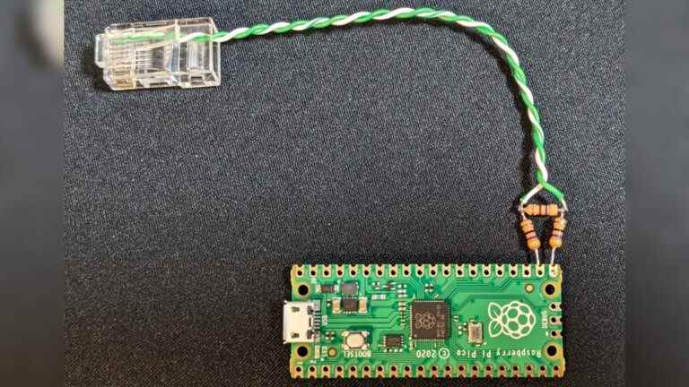 Maker crée une connexion Ethernet Raspberry Pi Pico GPIO bricolage