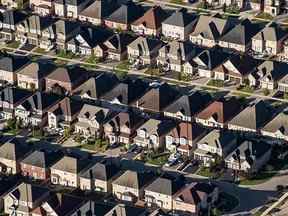 Maisons dans un quartier de Toronto.