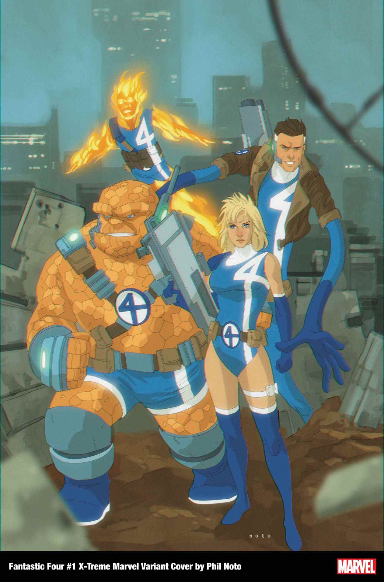 Couverture de la variante Fantastic Four # 1 X-Treme Marvel