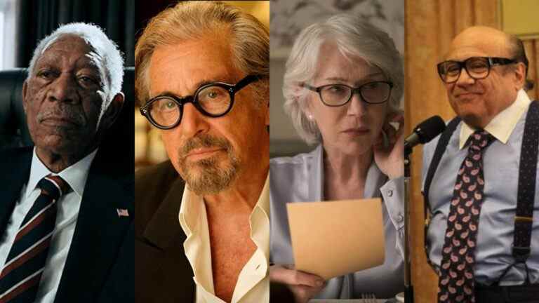 Morgan Freeman, Al Pacino, Helen Mirren et Danny DeVito s’associent pour un nouveau film