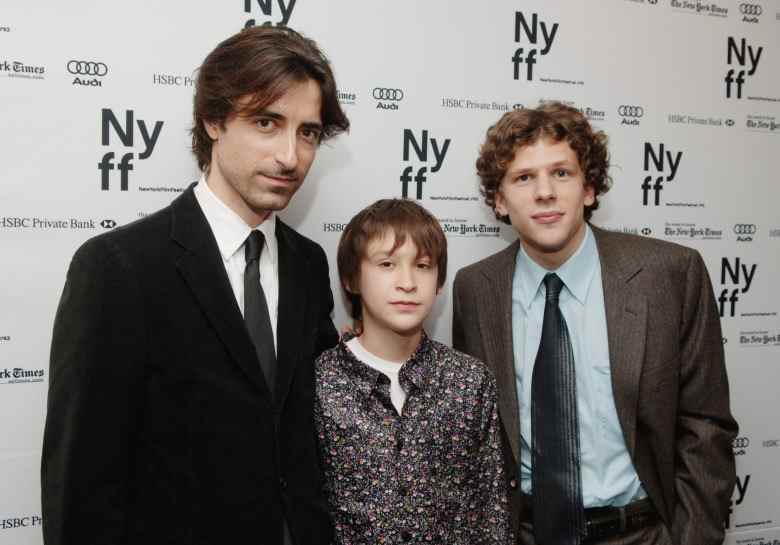 Noah Baumbach, réalisateur, Owen Kline et Jesse Eisenberg (Photo de Stephen Lovekin/WireImage)