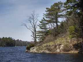 Lake Muskoka, juste à l'extérieur de Bracebridge, en Ontario.