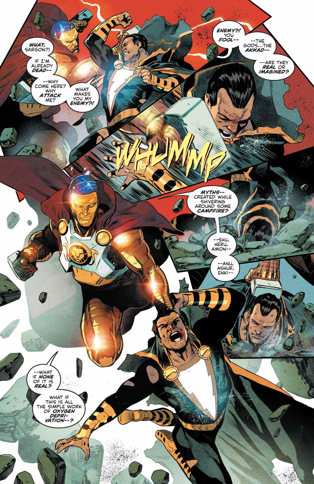 une page de Black Adam #3