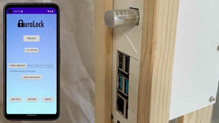 Raspberry Pi déverrouille la porte automatiquement avec la reconnaissance faciale