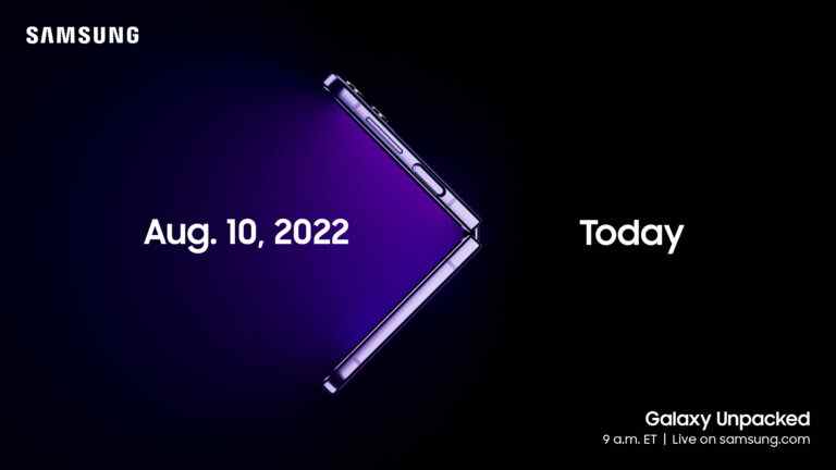 Regardez Samsung Unpacked 2022 avec nous à 8 h 30 HE