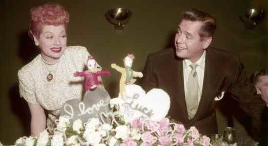 From left, Lucille Ball, Desi Arnaz,