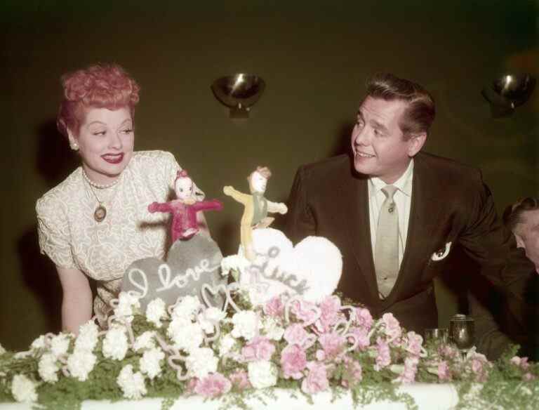 From left, Lucille Ball, Desi Arnaz,