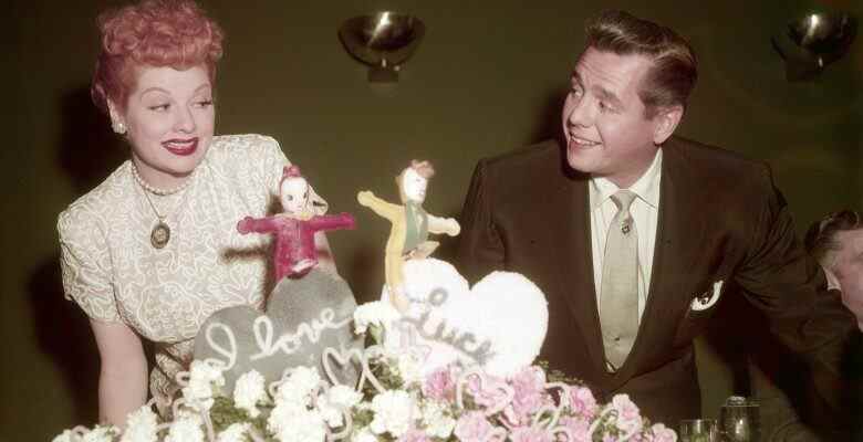 From left, Lucille Ball, Desi Arnaz,