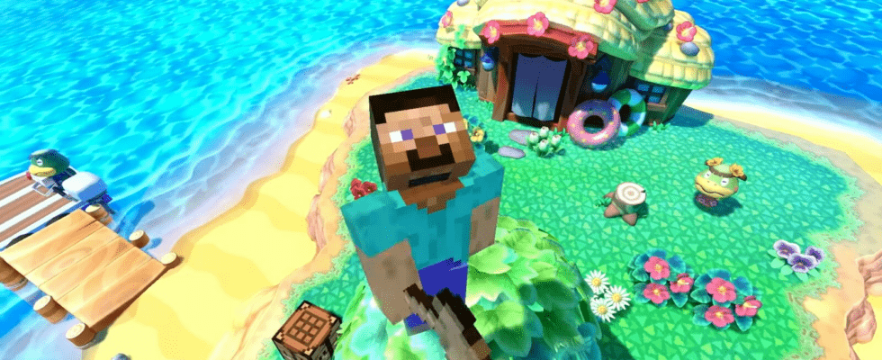 Retardé Smash Bros. Minecraft Steve et Alex amiibo à venir en septembre