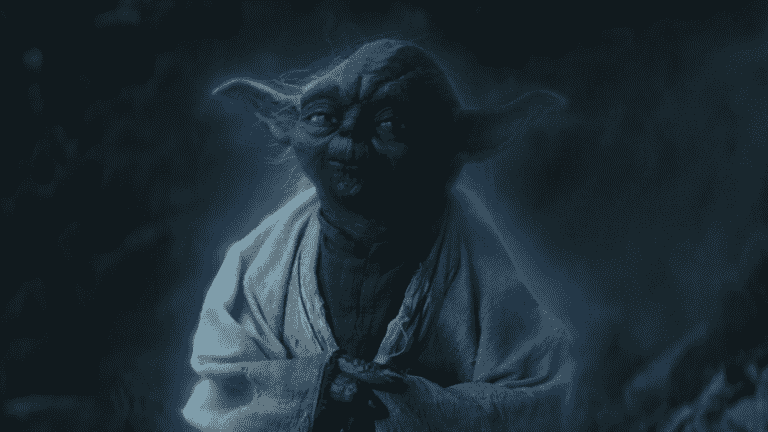 Yoda in Star Wars: The Last Jedi