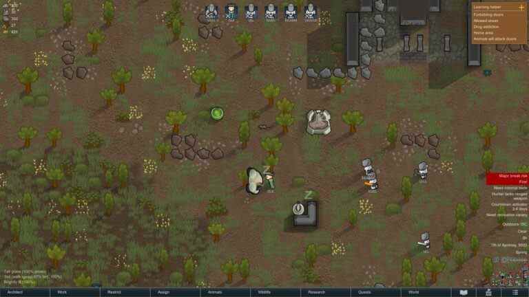 RimWorld a ajouté des options de difficulté personnalisées, pour ceux qui veulent vraiment un défi

