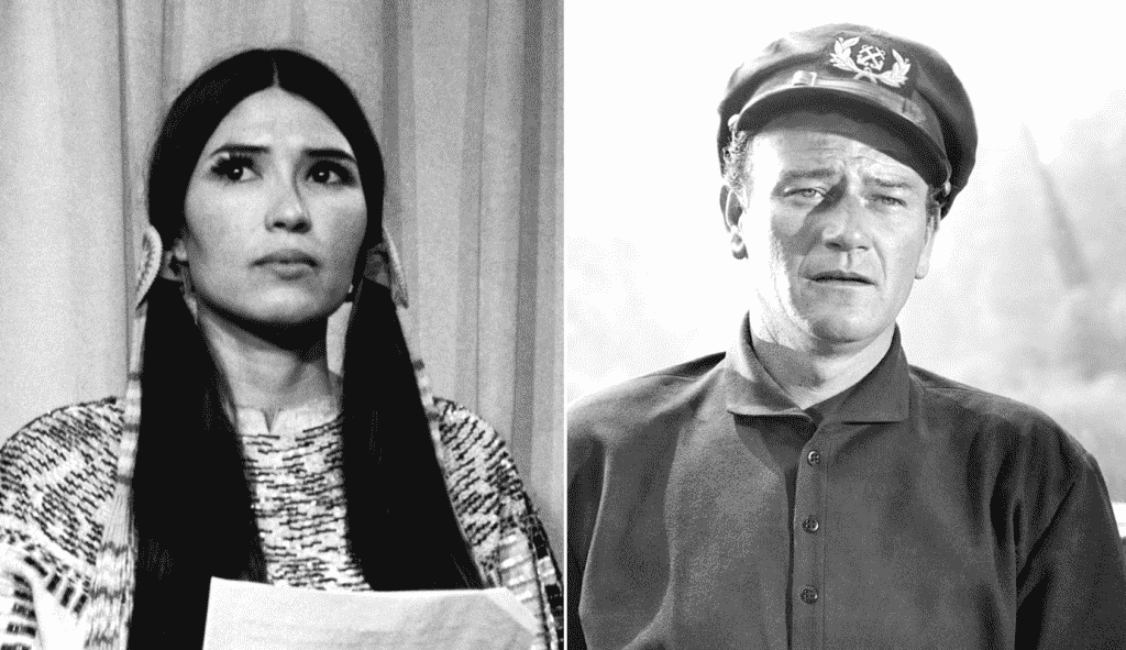 Sacheen Littlefeather : John Wayne « s'est présenté » pour « m'agresser » aux Oscars de 1973 mais a été « retenu par six hommes de la sécurité » Le plus populaire doit être lu
	
	
