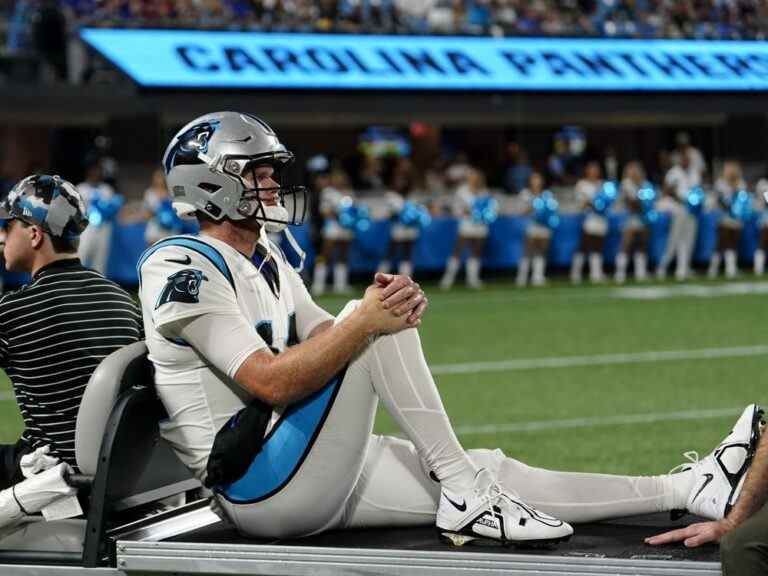 Sam Darnold et Zane Gonzalez des Panthers blessés