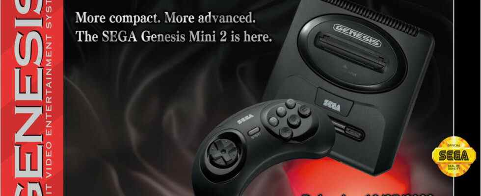 Sega Genesis Mini 2 a un stock limité, environ 10% de l'offre originale de Mini