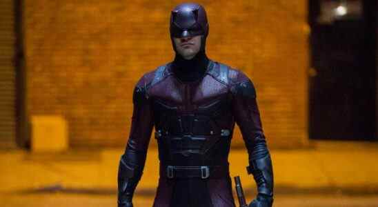 Costumed Daredevil in Netflix series