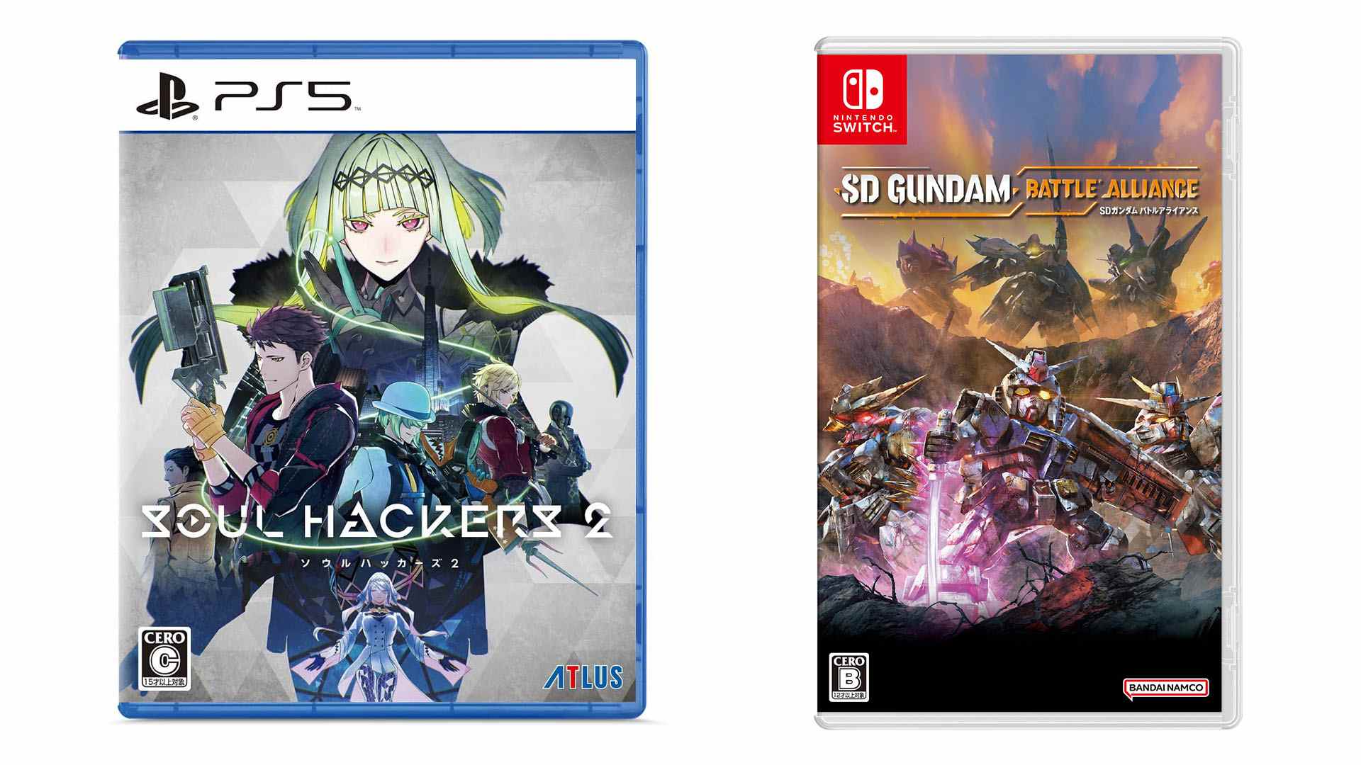 Sorties de jeux japonais de cette semaine : Soul Hackers 2, SD Gundam Battle Alliance, etc.    
