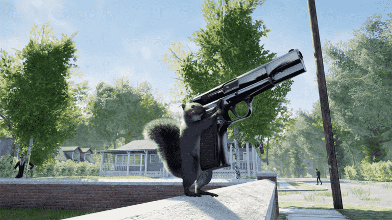 Squirrel With a Gun est un jeu Steam à venir construit dans Unreal Engine 5 à propos d'un écureuil avec ... eh bien ... un pistolet
