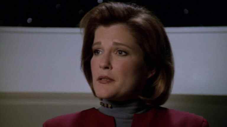 Kate Mulgrew as Kathryn Janeway on Star Trek: Voyager on Paramount+