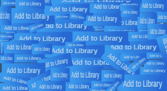 A composite of the blue Add to Library Steam button several dozen times.