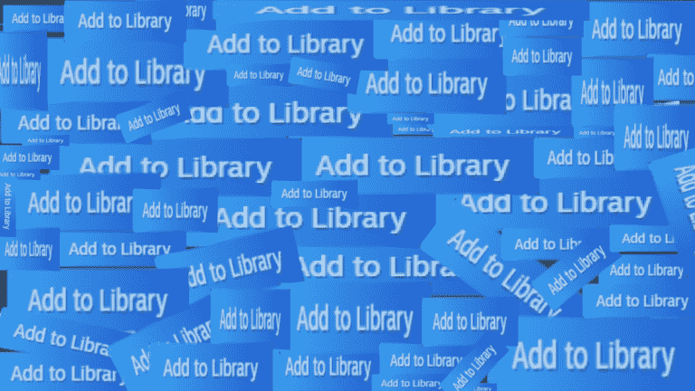 A composite of the blue Add to Library Steam button several dozen times.