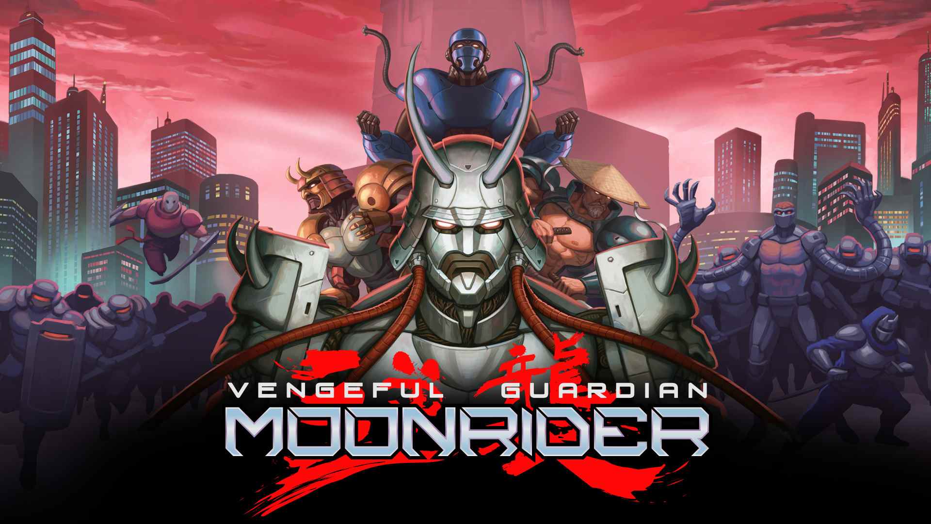 The Arcade Crew et JoyMasher annoncent le jeu de plateforme d'action à défilement latéral Vengeful Guardian: Moonrider pour PS5, PS4, Switch et PC    
