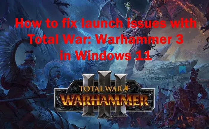 Guerre Totale Warhammer 3