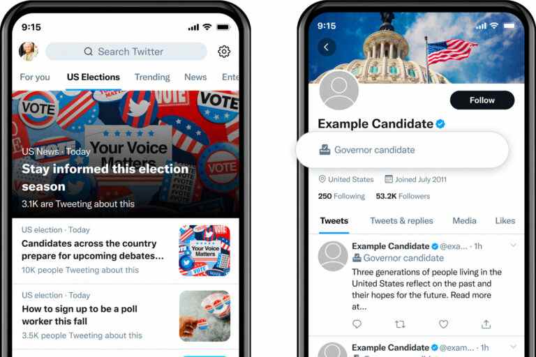 Twitter combattra la désinformation à mi-mandat aux États-Unis avec des changements de notification