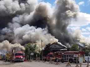 Le restaurant Old Marina a été détruit par un incendie ce week-end.