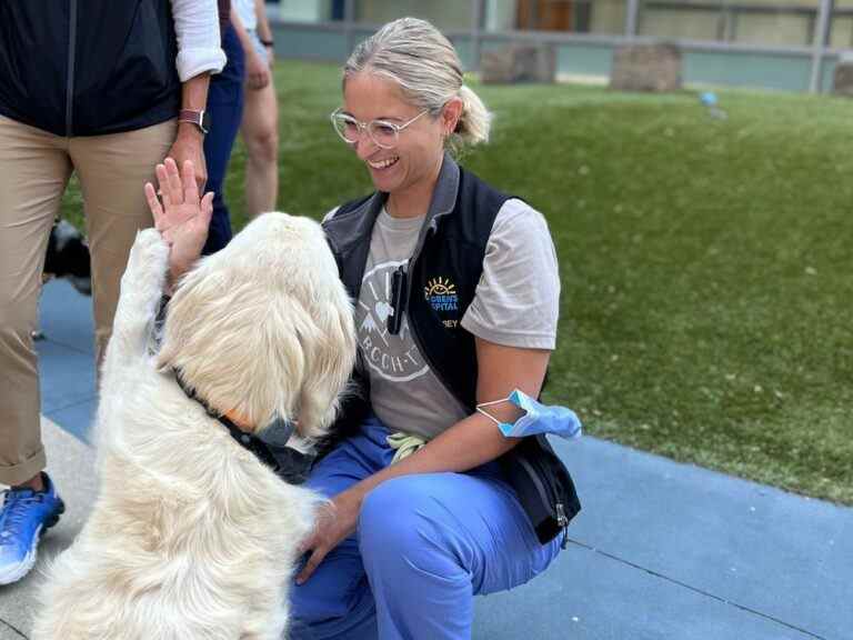 Un nouveau programme de zoothérapie au BC Children’s Hospital vise à aider les travailleurs de la santé stressés