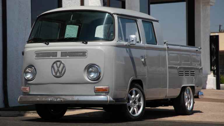 Un rare pick-up VW Type 2 T2 de 1968 mis aux enchères à Mecum Monterey