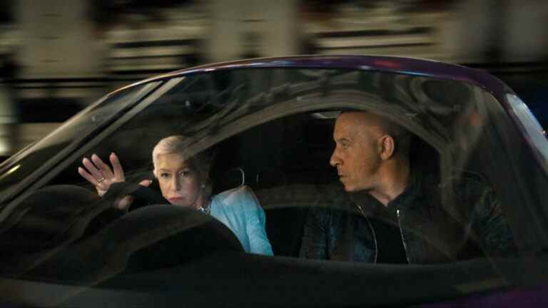 Vin Diesel et Helen Mirren nous emmènent dans les coulisses de la poursuite en voiture de Fast and Furious 9 à Londres