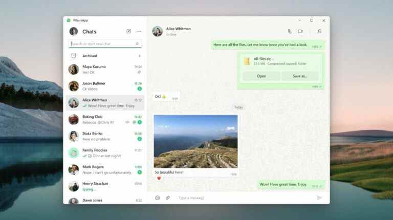 WhatsApp vient de faire un grand changement qui vaudra la peine de l’utiliser dans Windows 11