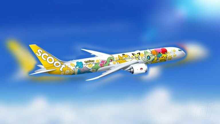 Aléatoire : Nous voulons désespérément voler dans l'avion Pokémon de Scoot Airlines
