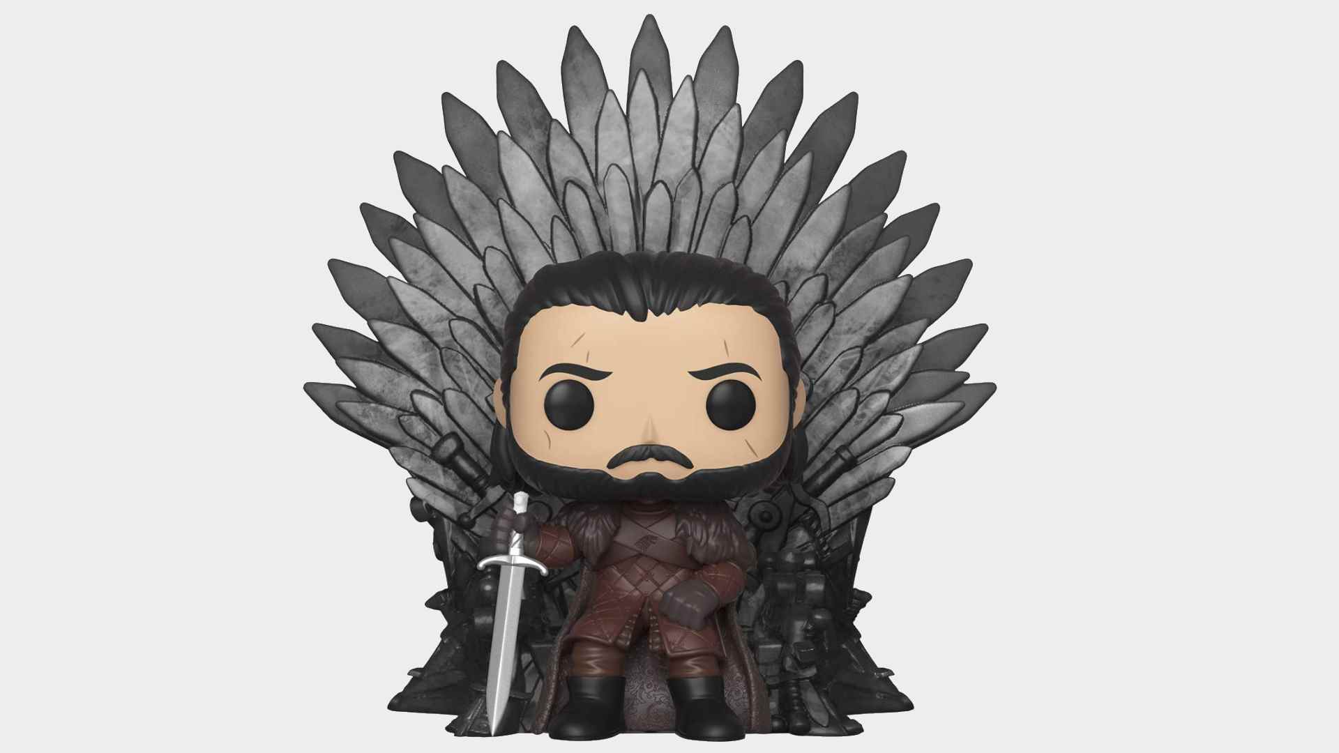 Jon Snow assis sur le trône de fer Funko POP !  chiffre