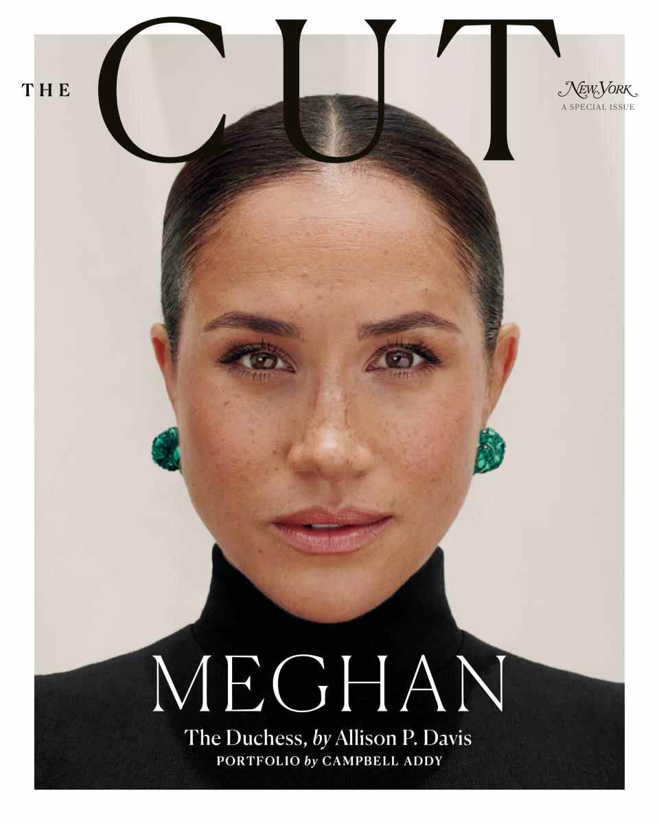 Meghan Markle apparaît dans le dernier numéro de The Cut.  (Campbell Addy pour The Cut)