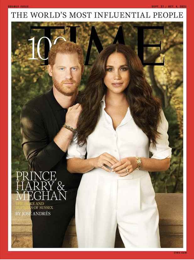 Couverture du magazine Harry et Meghan Time