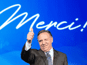 Le premier ministre du Québec, François Legault.  Seulement 1 % des Albertains et 2 % des Saskatchewanais estiment que le Québec est amical envers leur province.