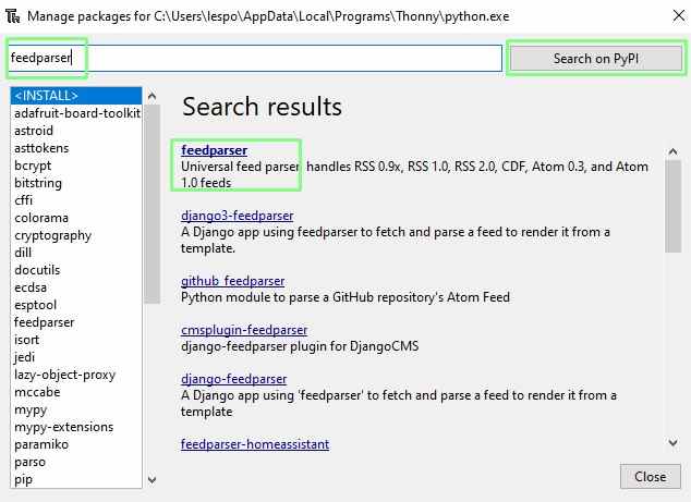 Créer des applications Web avec Python, HTML et Thonny