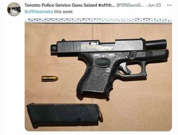 La plupart des armes à feu saisies à Toronto sont passées en contrebande au Canada depuis les États-Unis: la police