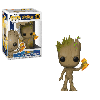 Marvel Infinity War Groot avec Stormbreaker Pop !  Figurine en vinyle