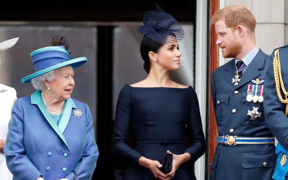 reine, harry, meghan - Max Mumby/Indigo/Getty Images