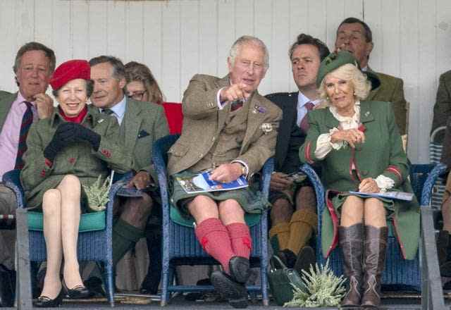 Princesse Anne, Prince Charles et Camilla