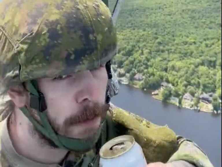 L’Armée canadienne enquête après qu’un soldat a sauté en parachute au-dessus de Petawawa en buvant de la bière