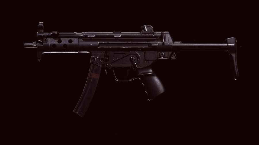 Le Cold War MP5 dans le menu d'aperçu de Call of Duty Warzone