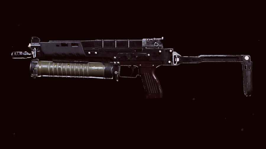 Le Bullfrog SMG dans le menu d'aperçu de Warzone