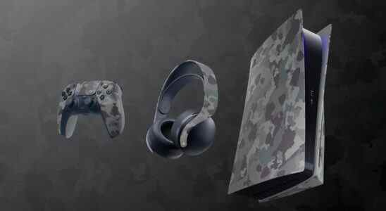 Sony lance la PS5 camo grise pour que vous puissiez plaisanter sur le fait de ne pas avoir à voir votre PS5