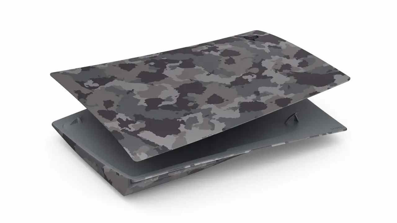 La collection camouflage gris PS5